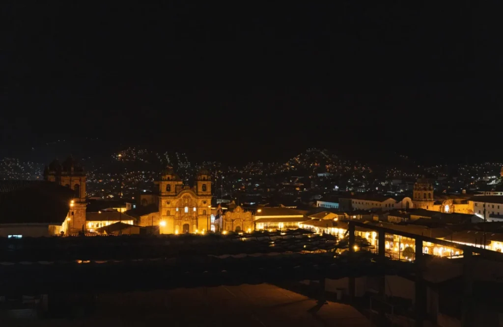 Cusco's city view from Waynapata's street lookout.